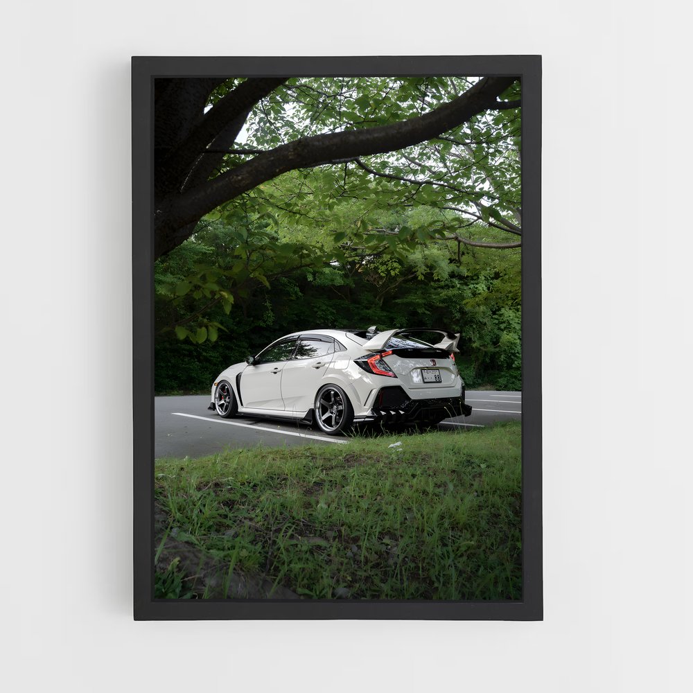 Poster La Bête Blanche – affiche Honda (vue 2)